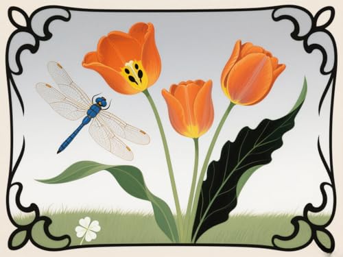 mengzhiyi Stickerei-Kreuzstich-Set, Blumen Kreuzstich Stickpackungen Vorgedruckt, 11CT DIY Stickpackung Set Gestempelt mit Gedrucktem Muster, Starter-Set 40x50cm von mengzhiyi