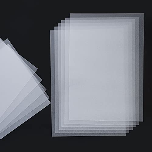 10 Blatt Schrumpffolie, Schrumpffolie oder Magisches Papier, bedruckbar mit Tintenstrahldrucker, Größe A4, magischer Kunststoff (transparent) von mensajes de colores