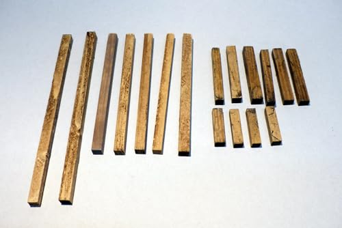 Holzbalken Set, 2-fach coloriert, 17 tlg.,Pferdestall basteln Krippenbau Holzbalken Set, 2-fach coloriert, 17 tlg.,Pferdestall basteln Krippenbau von menta-modellbau