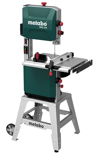 Metabo Bandsäge BAS 318 Precision WNB – 619009000 – Bandsäge für eine hohe Präzision und stabile Schnittqualität (900 W, Schnitthöhe 170 mm) von metabo