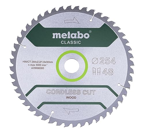 Metabo Kreissägeblatt HW/CT 216 x 30, 40 WZ 5 Grad, 628065000 von metabo
