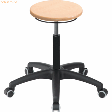 meychair Hocker 9053 A1S-TR-B Rollen Buche höhenverstellbar meychair Hocker 9053 A1S-TR-B Rollen Buche höhenverstellbar von meychair