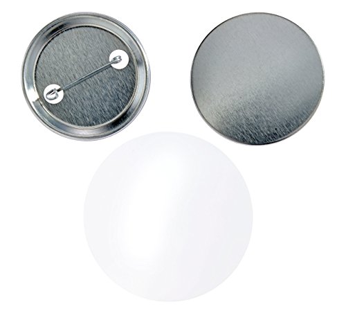 Buttonrohlinge 43mm (100 Stück) für mit Sicherheitsnadel für IBP-Schollenberger Buttonmaschinen von mia mai Buttons