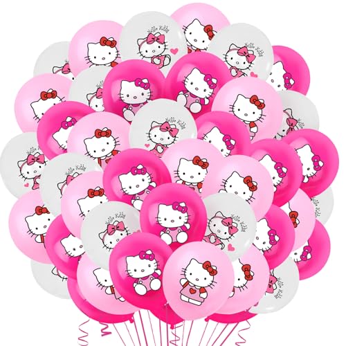 42 Stück Kitty Rosa Dekoration Ballons, Kitty Latex Ballons, Kitty Geburtstags Luftballon, Kitty Themen Ballons, Kitty Cartoon Ballon, Geburtstags Feier, Geeignet für Kinderparty Dekoration 42 Stück Kitty Rosa Dekoration Ballons, Kitty Latex Ballons, Kitty Geburtstags Luftballon, Kitty Themen Ballons, Kitty Cartoon Ballon, Geburtstags Feier, Geeignet für Kinderparty Dekoration von miakttc