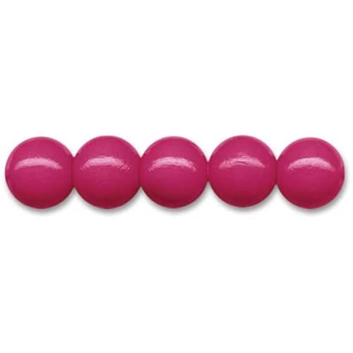 Holzperlen Ø 12 mm · 210 Stück · Loch 2,5 mm · fuchsia Holzperlen Ø 12 mm · 210 Stück · Loch 2,5 mm · fuchsia von miamiXa