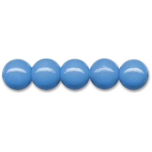 Holzperlen Ø 12 mm · 70 Stück · Loch 2,5 mm · hellblau Holzperlen Ø 12 mm · 70 Stück · Loch 2,5 mm · hellblau von miamiXa