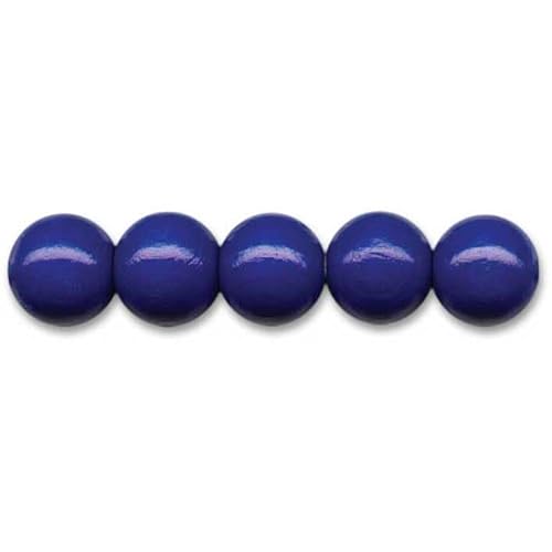 Holzperlen Ø 12 mm · 70 Stück · Loch 2,5 mm · marineblau Holzperlen Ø 12 mm · 70 Stück · Loch 2,5 mm · marineblau von miamiXa