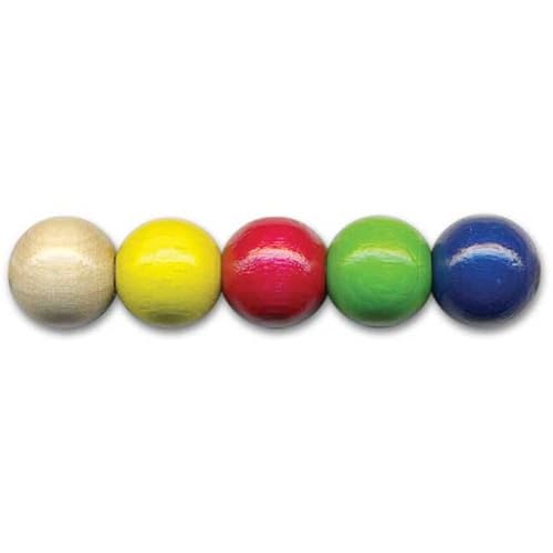 Holzperlen Ø 4 mm · 165 Stück · Loch 1,1 mm · bunt sortiert Holzperlen Ø 4 mm · 165 Stück · Loch 1,1 mm · bunt sortiert von miamiXa