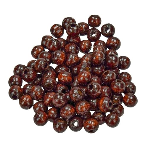 Holzperlen Ø 6 mm · 550 Stück · Bohrung 2,0 mm · braun Holzperlen Ø 6 mm · 550 Stück · Bohrung 2,0 mm · braun von miamiXa