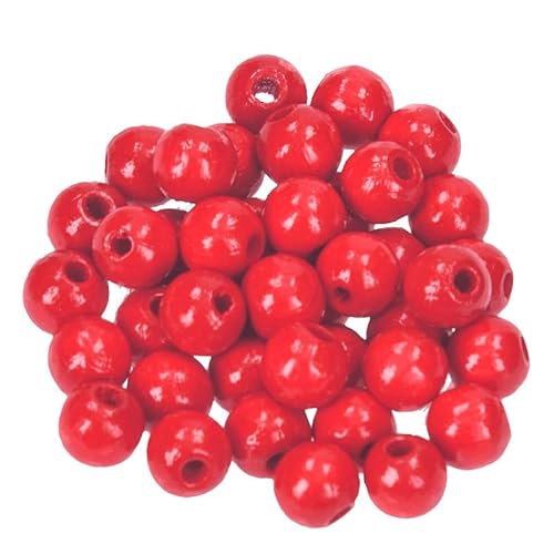 Holzperlen Ø 8 mm · 80 Stück · Bohrung 2,3 mm · farbig sortiert Holzperlen Ø 8 mm · 80 Stück · Bohrung 2,3 mm · farbig sortiert von miamiXa