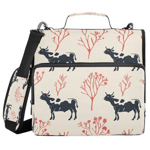 3,8 cm 3 Ringe Reißverschluss Ordner mit Griff William Morris Stil Kuh Koralle leicht zu tragen für Mittelschule Carpeta del organizador 3,8 cm 3 Ringe Reißverschluss Ordner mit Griff William Morris Stil Kuh Koralle leicht zu tragen für Mittelschule Carpeta del organizador von miaozhen
