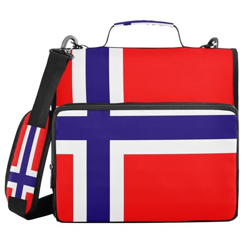 3,8 cm 3 Ringe Schule Reißverschluss Ordner mit Griff Norwegen Flagge Multi-Pocket für Büro Schule Cartera Portátil 3,8 cm 3 Ringe Schule Reißverschluss Ordner mit Griff Norwegen Flagge Multi-Pocket für Büro Schule Cartera Portátil von miaozhen