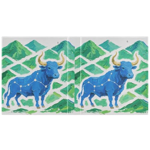 Blau-grünes Ölgemäldebuch mit 3 Ringen, 1 und 1/2 Zoll, mit Klemmbrett, 1 Packung, Büroordner, Zubehör, 200 Blatt von miaozhen