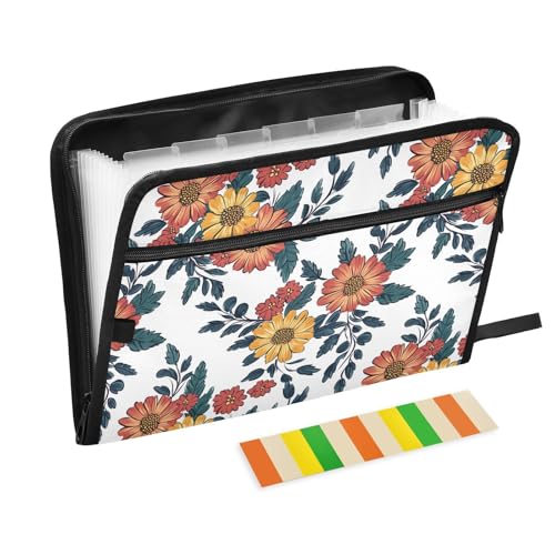 Fächermappen, 13 Fächer, A4, Briefgröße mit Reißverschluss, für Klassenzimmer, Zuhause, Büro, Reisen, Malaysia, Bunga, Raya, Beauty, Blumen, Teppiche Fächermappen, 13 Fächer, A4, Briefgröße mit Reißverschluss, für Klassenzimmer, Zuhause, Büro, Reisen, Malaysia, Bunga, Raya, Beauty, Blumen, Teppiche von miaozhen