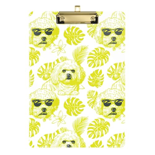 Fashion Dog Tech Klemmbrett mit Krankenpflege, Acryl, niedlich, für Softball-Trainer, Klemmbrett, Lehrer, Größe 22,9 x 32,5 cm, Tabla para escribir con Clip Fashion Dog Tech Klemmbrett mit Krankenpflege, Acryl, niedlich, für Softball-Trainer, Klemmbrett, Lehrer, Größe 22,9 x 32,5 cm, Tabla para escribir con Clip von miaozhen