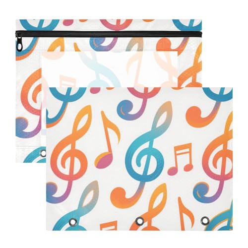Federmäppchen mit 3 Löchern für 3 Ringe, 2 Stück, für Schüler, Schule, Studenten, Lehrerbedarf, Orange, Blau, bunt, Notizen, Para Lapices Federmäppchen mit 3 Löchern für 3 Ringe, 2 Stück, für Schüler, Schule, Studenten, Lehrerbedarf, Orange, Blau, bunt, Notizen, Para Lapices von miaozhen