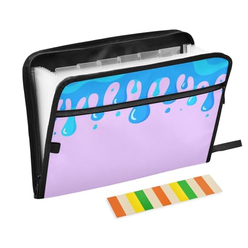 Große Aktenordner, 13 Taschen, A4, Briefgröße mit Reißverschluss, für Papiere, ästhetische Kunst, bunte Teppiche Große Aktenordner, 13 Taschen, A4, Briefgröße mit Reißverschluss, für Papiere, ästhetische Kunst, bunte Teppiche von miaozhen