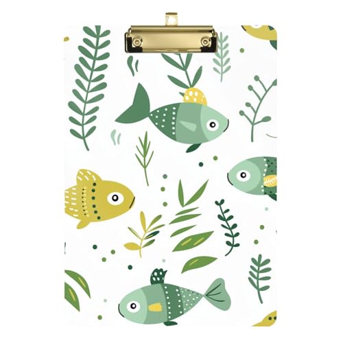 Grünes verspieltes Fisch-Klemmbrett aus Seegras, niedliches Klemmbrett für Fußball-LKW-Fahrer, Größe 22,9 x 32,5 cm, Tabla para escribir Grünes verspieltes Fisch-Klemmbrett aus Seegras, niedliches Klemmbrett für Fußball-LKW-Fahrer, Größe 22,9 x 32,5 cm, Tabla para escribir von miaozhen