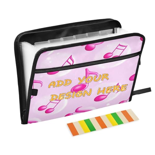 Individuelle Dokumentenmappe, 13 Taschen, A4, Briefgröße, personalisierbar, erweiterbar, mit Reißverschluss, für Dokumentenaufbewahrung, Cartoon, Rosa, Notizzettel Individuelle Dokumentenmappe, 13 Taschen, A4, Briefgröße, personalisierbar, erweiterbar, mit Reißverschluss, für Dokumentenaufbewahrung, Cartoon, Rosa, Notizzettel von miaozhen