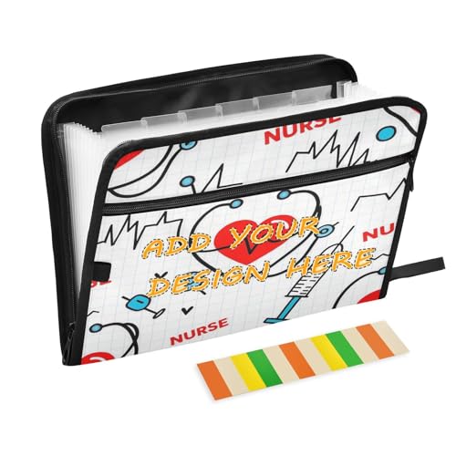 Individuelle Mappe mit Tasche, 13 Fächer, A4, Briefgröße, personalisierbar, erweiterbar, mit Reißverschluss, für Papiere, Krankenschwestern, Elemente, Cartoon, Para Guardar Individuelle Mappe mit Tasche, 13 Fächer, A4, Briefgröße, personalisierbar, erweiterbar, mit Reißverschluss, für Papiere, Krankenschwestern, Elemente, Cartoon, Para Guardar von miaozhen
