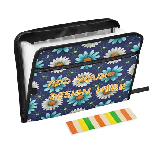 Individueller Aktenordner, erweiterbar, 13 Fächer, A4, Briefgröße, personalisierter Organizer mit Taschen mit Reißverschluss, für Klassenzimmer, Zuhause, Büro, Reisen, elegantes Individueller Aktenordner, erweiterbar, 13 Fächer, A4, Briefgröße, personalisierter Organizer mit Taschen mit Reißverschluss, für Klassenzimmer, Zuhause, Büro, Reisen, elegantes von miaozhen