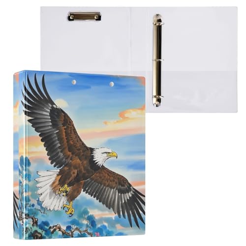 Ink Painting Egal Bird 1 und 1/2 Zoll Notizbuch, 3-Ringbuch mit Klemmbrett, 2 Stück, ästhetischer Ordner, 200 Blatt Ink Painting Egal Bird 1 und 1/2 Zoll Notizbuch, 3-Ringbuch mit Klemmbrett, 2 Stück, ästhetischer Ordner, 200 Blatt von miaozhen