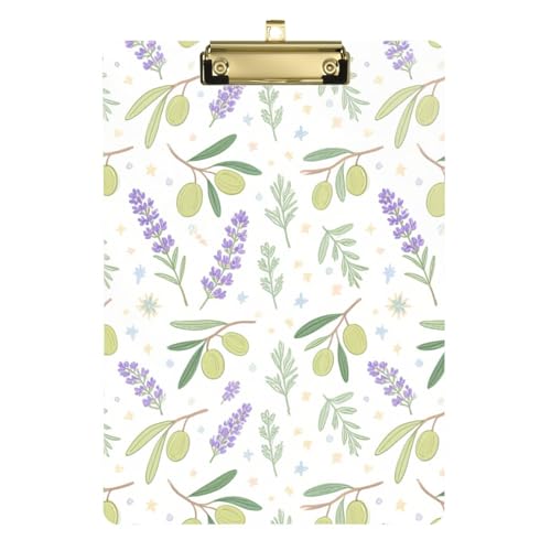 Klemmbrett in Lavendel-Olivgrün, weich, gepolstert, Standard-Loch, für Schüler, Mädchen, Kinder, Lehrer, Klemmbrett, Größe 22,9 x 32,5 cm, Tabla para escribir Klemmbrett in Lavendel-Olivgrün, weich, gepolstert, Standard-Loch, für Schüler, Mädchen, Kinder, Lehrer, Klemmbrett, Größe 22,9 x 32,5 cm, Tabla para escribir von miaozhen