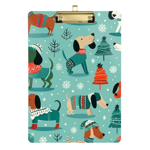 Klemmbrett mit lustigen und verspielten Hunden, wasserdicht, für Schüler, Mädchen, Kinder, Lehrer, Klemmbrett, Größe 22,9 x 32,5 cm, Tabla para escribir Klemmbrett mit lustigen und verspielten Hunden, wasserdicht, für Schüler, Mädchen, Kinder, Lehrer, Klemmbrett, Größe 22,9 x 32,5 cm, Tabla para escribir von miaozhen