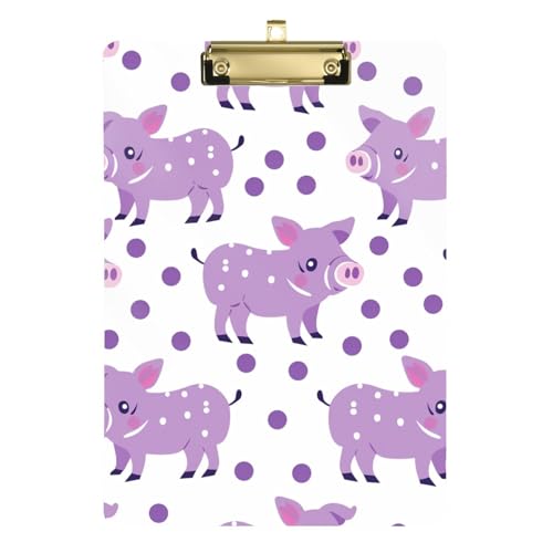 Lavender Playful Pig Meeting Klemmbrett Hartplatte für Klemmbrett Lehrer Größe 9 x 12,5 Tablas para escribir Lavender Playful Pig Meeting Klemmbrett Hartplatte für Klemmbrett Lehrer Größe 9 x 12,5 Tablas para escribir von miaozhen