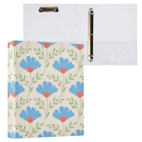 Lovely Daisy Flowers 1 und 1/2 Zoll Ordner D-Ringe Notizbuch Ordner mit Klemmbrett, 2 Stück, ästhetischer Ordner, 200 Blatt Lovely Daisy Flowers 1 und 1/2 Zoll Ordner D-Ringe Notizbuch Ordner mit Klemmbrett, 2 Stück, ästhetischer Ordner, 200 Blatt von miaozhen