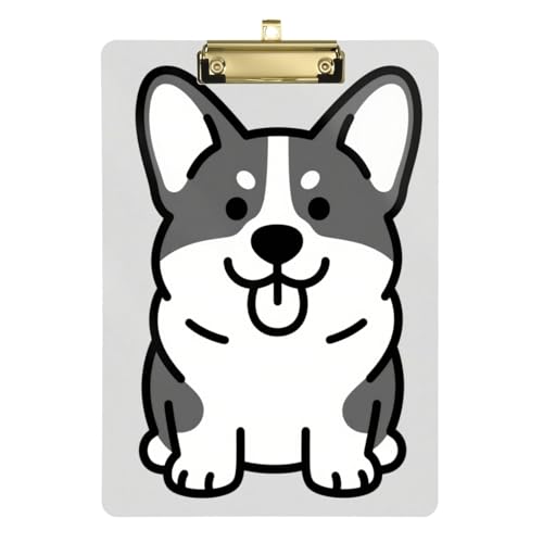 Lustiges schwarz-weißes Hunde-Klemmbrett mit Ordner, Standard-Loch, für Lehrer, Muss für Klassenzimmer, Grundschule, Größe 22,9 x 32,5 cm, Tablas para escribir Lustiges schwarz-weißes Hunde-Klemmbrett mit Ordner, Standard-Loch, für Lehrer, Muss für Klassenzimmer, Grundschule, Größe 22,9 x 32,5 cm, Tablas para escribir von miaozhen