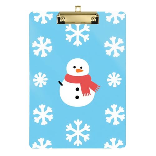 Merry Christmas Klemmbrett mit Schneeflocken-Motiv, transparent, für legale Frauen, Basketball-Trainer, Größe 22,9 x 32,5 cm, Tabla para escribir Merry Christmas Klemmbrett mit Schneeflocken-Motiv, transparent, für legale Frauen, Basketball-Trainer, Größe 22,9 x 32,5 cm, Tabla para escribir von miaozhen