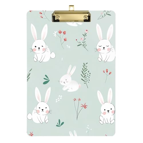Mint Six verspieltes Hasen-Klemmbrett, Standard-Loch, für Krankenschwestern, Heimunternehmer, Größe 22,9 x 32,5 cm, Tabla para escribir con Clip Mint Six verspieltes Hasen-Klemmbrett, Standard-Loch, für Krankenschwestern, Heimunternehmer, Größe 22,9 x 32,5 cm, Tabla para escribir con Clip von miaozhen