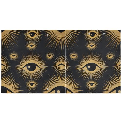 Mysterious Eyes 3,8 cm Ringbuch mit drei Ringen, Notizbuch mit Tascheneinband, 1 Packung, Büroordner, Zubehör, 200 Blatt Mysterious Eyes 3,8 cm Ringbuch mit drei Ringen, Notizbuch mit Tascheneinband, 1 Packung, Büroordner, Zubehör, 200 Blatt von miaozhen