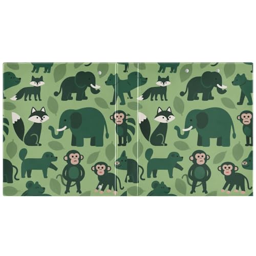 Notizbuch, Elefant, Affe, Fuchs, 3,8 cm, 3,8 cm, 3,8 cm, Ordner mit Klemmbrett, 1 Packung, Büroordner, 200 Blatt Notizbuch, Elefant, Affe, Fuchs, 3,8 cm, 3,8 cm, 3,8 cm, Ordner mit Klemmbrett, 1 Packung, Büroordner, 200 Blatt von miaozhen