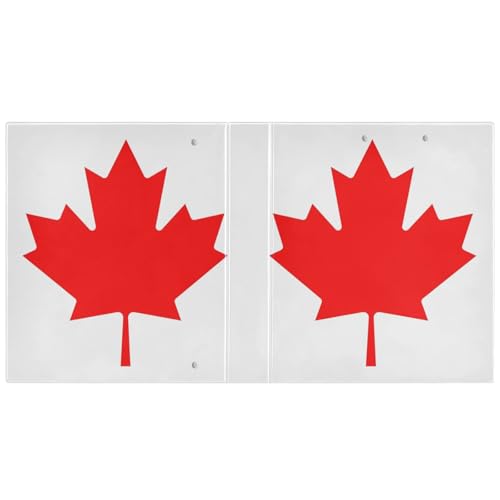 Notizbuch mit Kanada-Flagge, 3,5 cm, 3 Ringbücher mit Taschen, 1 Packung, Büroordner, 200 Blatt Notizbuch mit Kanada-Flagge, 3,5 cm, 3 Ringbücher mit Taschen, 1 Packung, Büroordner, 200 Blatt von miaozhen