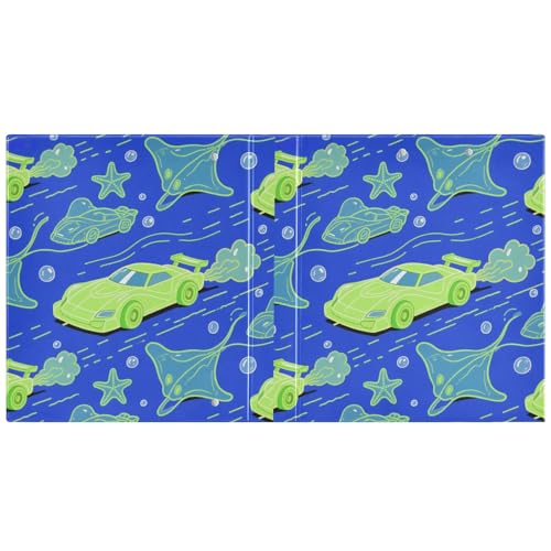 Ocean Animal Seestern Car Chartreuse Blue 3 Ringbuch mit 3 Ringen, 1 Packung, Büroordner, 200 Blatt Ocean Animal Seestern Car Chartreuse Blue 3 Ringbuch mit 3 Ringen, 1 Packung, Büroordner, 200 Blatt von miaozhen