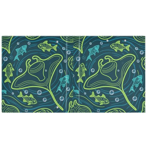 Ocean Animal Starfish Chartreuse Green 3,8 cm Notizbuch, 3 Ringbücher mit Taschen, 1 Packung, sortierte Ordner, 200 Blatt Ocean Animal Starfish Chartreuse Green 3,8 cm Notizbuch, 3 Ringbücher mit Taschen, 1 Packung, sortierte Ordner, 200 Blatt von miaozhen