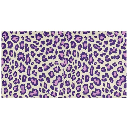 Ordner mit 3 Ringen, Leopardenmuster, Violett, 3 Ringbücher mit Tascheneinband, 1 Packung, sortierte Ordner, 200 Blatt Ordner mit 3 Ringen, Leopardenmuster, Violett, 3 Ringbücher mit Tascheneinband, 1 Packung, sortierte Ordner, 200 Blatt von miaozhen