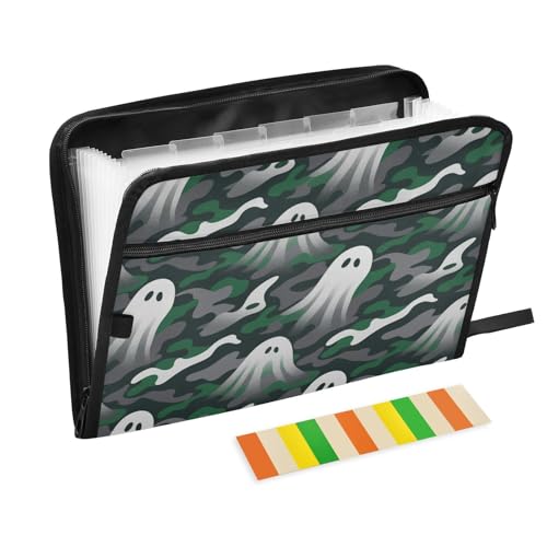 Ordner mit Tasche, 13 Taschen, A4, Briefgröße mit Reißverschluss, für Bürobedarf, Camouflage, Grau, Grün, Schwarz, Para Guardar Ordner mit Tasche, 13 Taschen, A4, Briefgröße mit Reißverschluss, für Bürobedarf, Camouflage, Grau, Grün, Schwarz, Para Guardar von miaozhen
