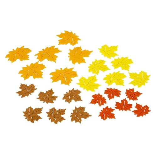 Streudeko - Herbstblätter - aus Filz - 24-teilig von mica Living