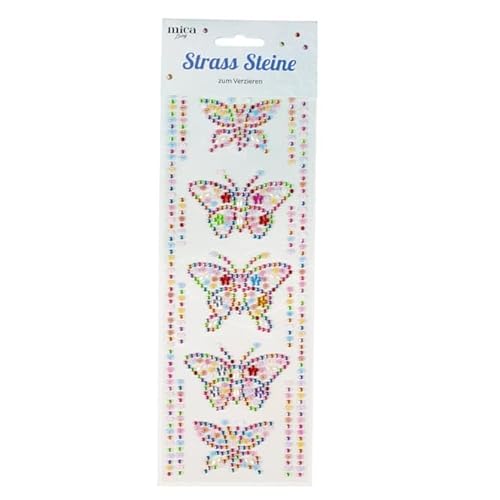 mica Living Strass-Sticker - Schmetterlinge von mica Living