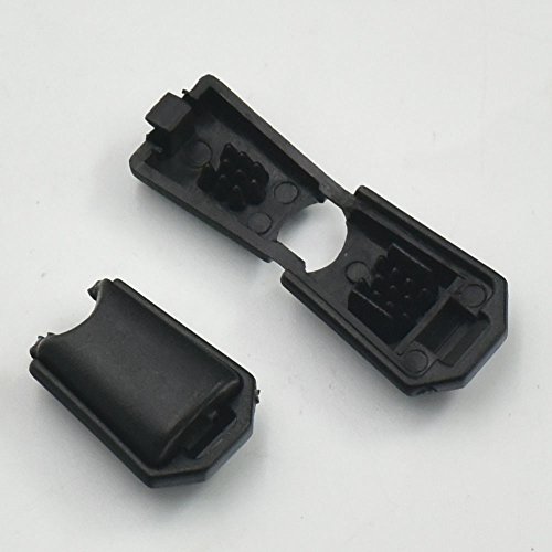 100 PCS Endkappen Lock Reißverschluss Clip Pull Schwarz Reißverschluss für Schnallen Lanyard Paracord Kunststoff 4 Stil Wahl, schwarz, LD2 von micoshop