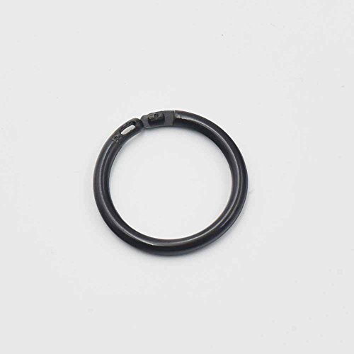 O-Ringe aus Kunststoff, offen, 25 mm, 100 Stück, Schwarz O-Ringe aus Kunststoff, offen, 25 mm, 100 Stück, Schwarz von micoshop