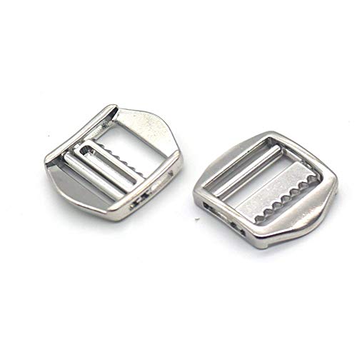 micoshop 5 20 Stück 20 mm Doppelstangen-Roller Schiebetrigleiter Verstellschnalle Gurtband Gurtband Zinklegierung micoshop 5 20 Stück 20 mm Doppelstangen-Roller Schiebetrigleiter Verstellschnalle Gurtband Gurtband Zinklegierung von micoshop