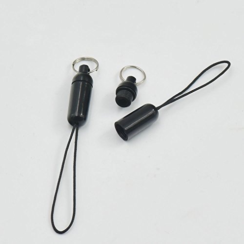 micoshop 50 pcs Lanyard Handschlaufe Lariat Handlich Abnehmbarer 3 Stil Wahl, schwarz, C von micoshop