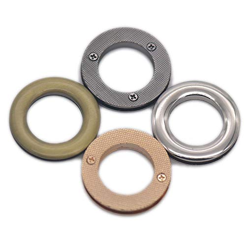 micoshop Ösen mit Schraube für Leinentaschen, Taschen, Handtaschen, Schnallen, Lederarbeiten, 26 mm, 5 Stück micoshop Ösen mit Schraube für Leinentaschen, Taschen, Handtaschen, Schnallen, Lederarbeiten, 26 mm, 5 Stück von micoshop