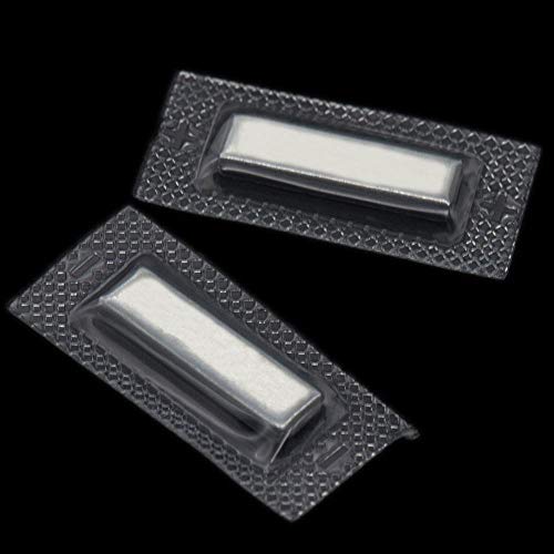 micoshop PVC-Magnetverschluss, zum Einnähen, 27 mm x 8 mm x 3 mm, für Taschen, Jacken, Geldbörsen, 12 Sets von micoshop