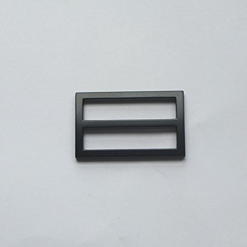 micoshop Triglide-Schnallen aus Metalllegierung, Versteller für Gurtband, 38 mm (1,5 Zoll), Schwarz, 10 Stück von micoshop
