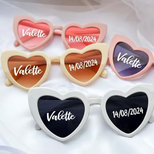 Personalisierte Hochzeit Sonnenbrillen Aufkleber, Personalisierte Braut Weiß Vinyl Aufkleber Sonnenbrillen Etiketten, Video Dat, Junggesellinnenabschied Personalisierte Hochzeit Sonnenbrillen Aufkleber, Personalisierte Braut Weiß Vinyl Aufkleber Sonnenbrillen Etiketten, Video Dat, Junggesellinnenabschied von miguha